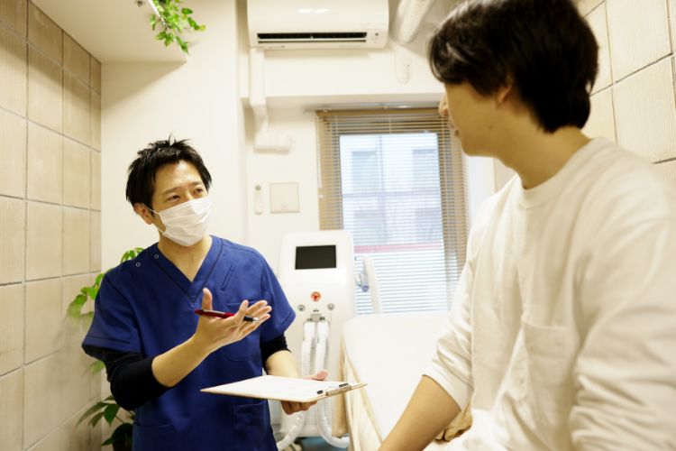 秋葉原メンズ脱毛サロンでのヒアリング